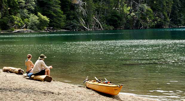 Kayaking and Hiking in Mascardi Lake