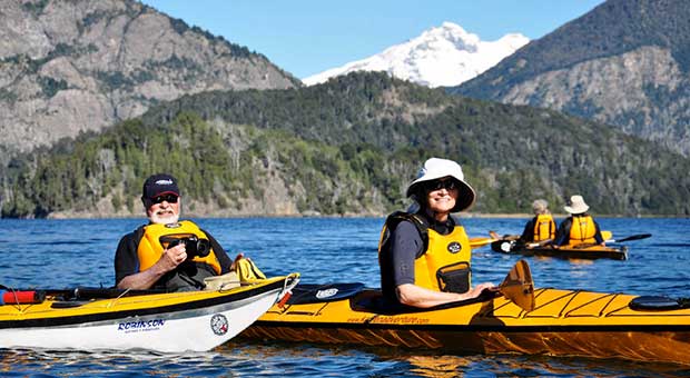 Kayaking and Hikingin Llao-Llao